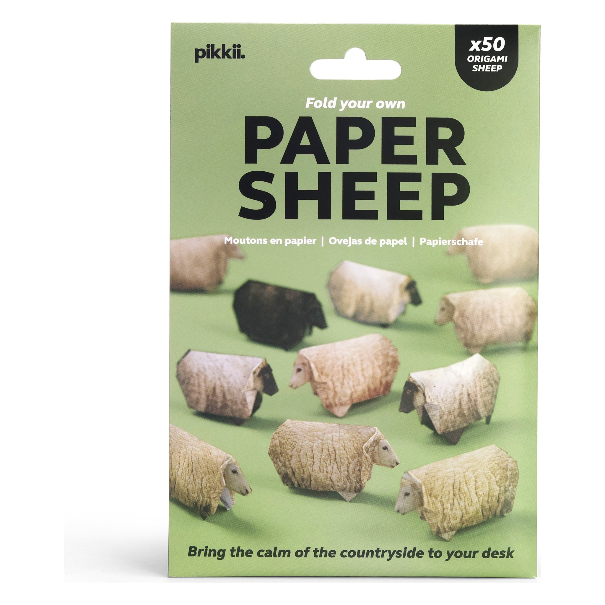 Paper Sheep origami set – packaging front
