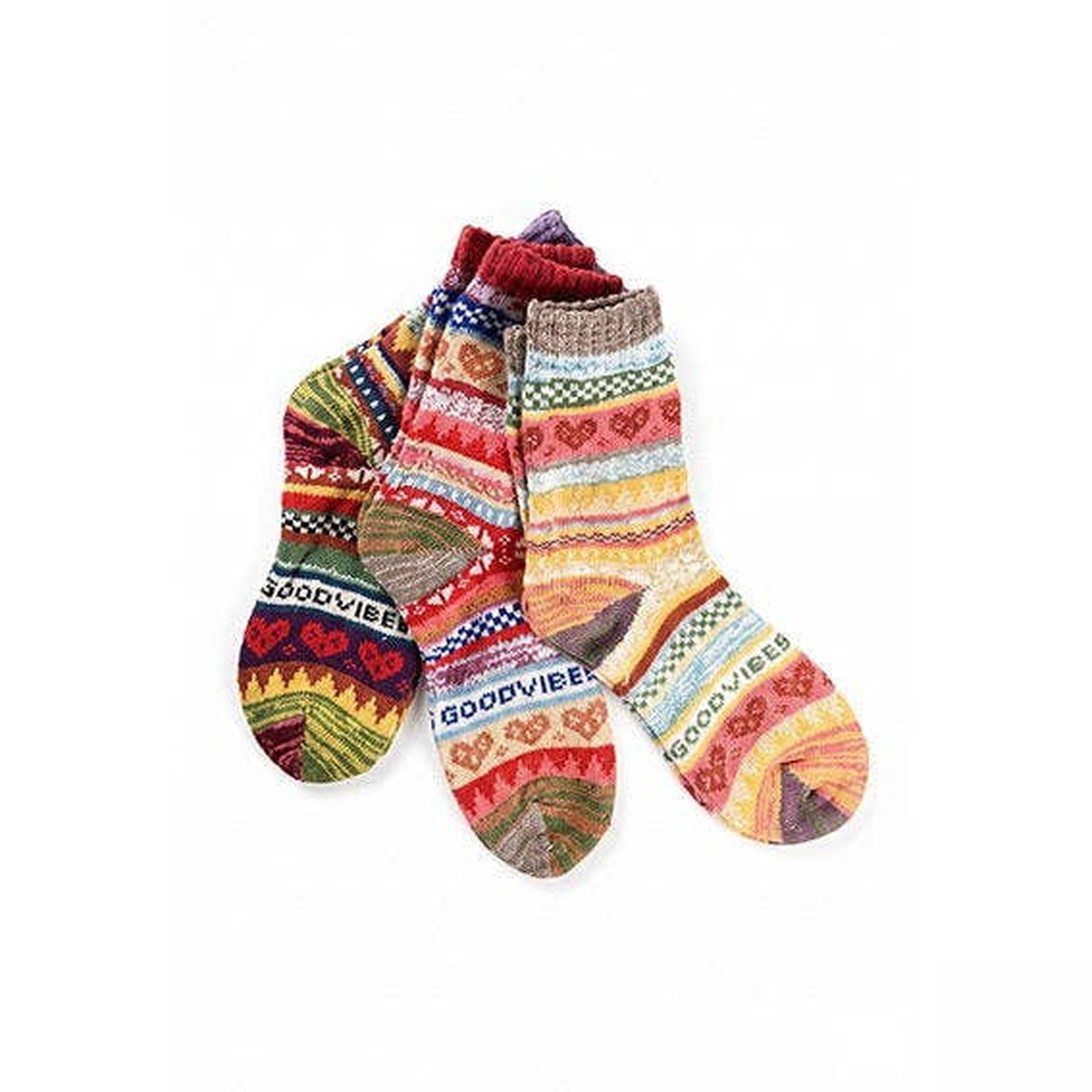 Chaussettes colorées, lot de 3, taille 39–42 – vue