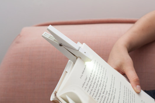 Leselicht Wäscheklammer Kikkerland