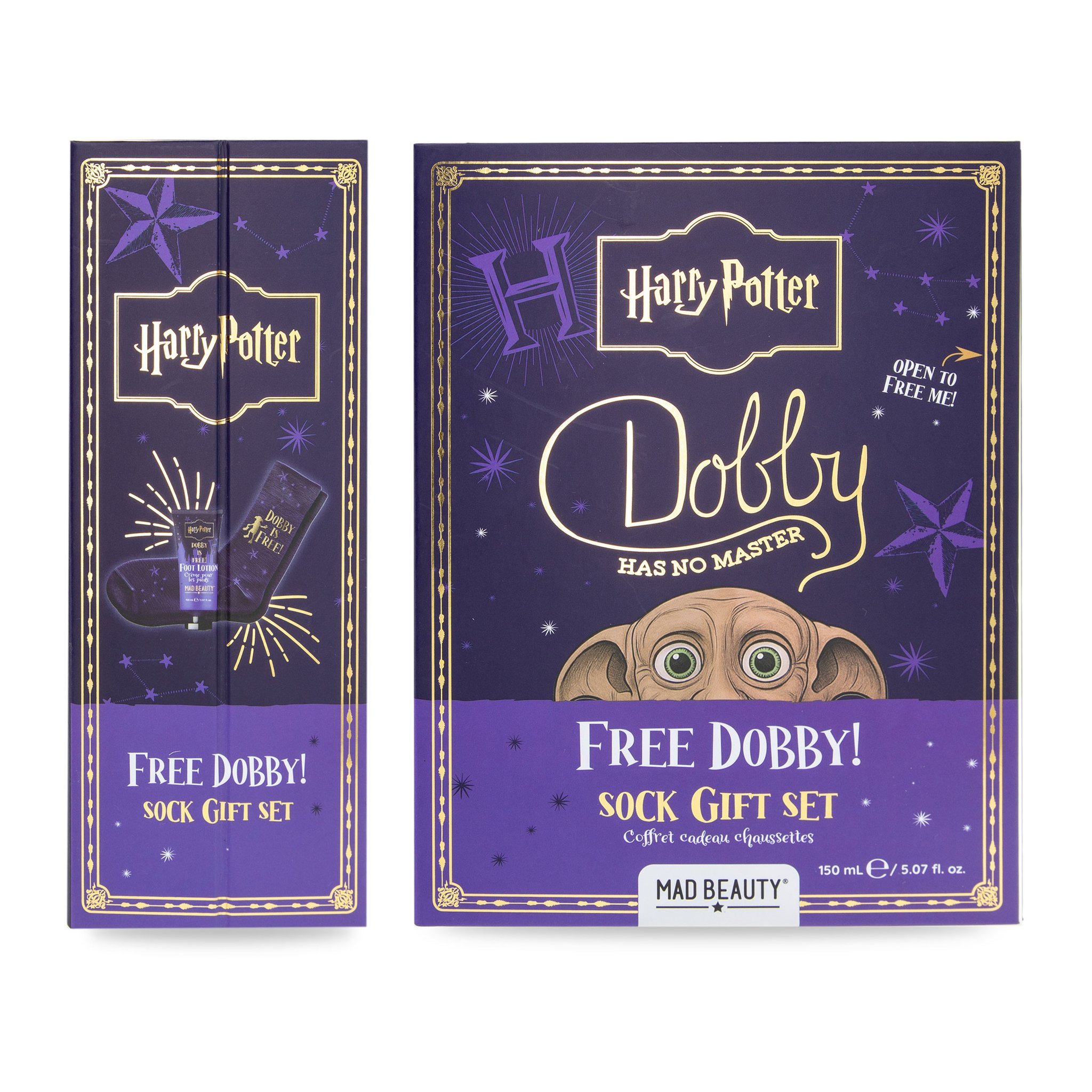 Dobby-Geschenkset von vorne und von der Seite