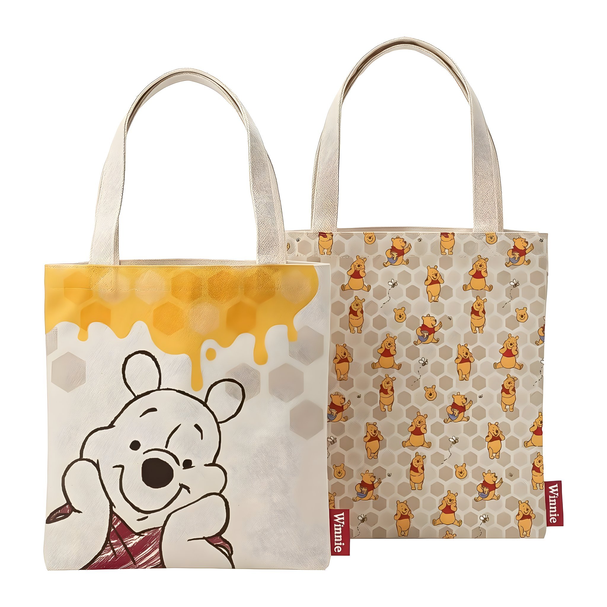 Entrambi i modelli della borsa shopping Winnie the Pooh