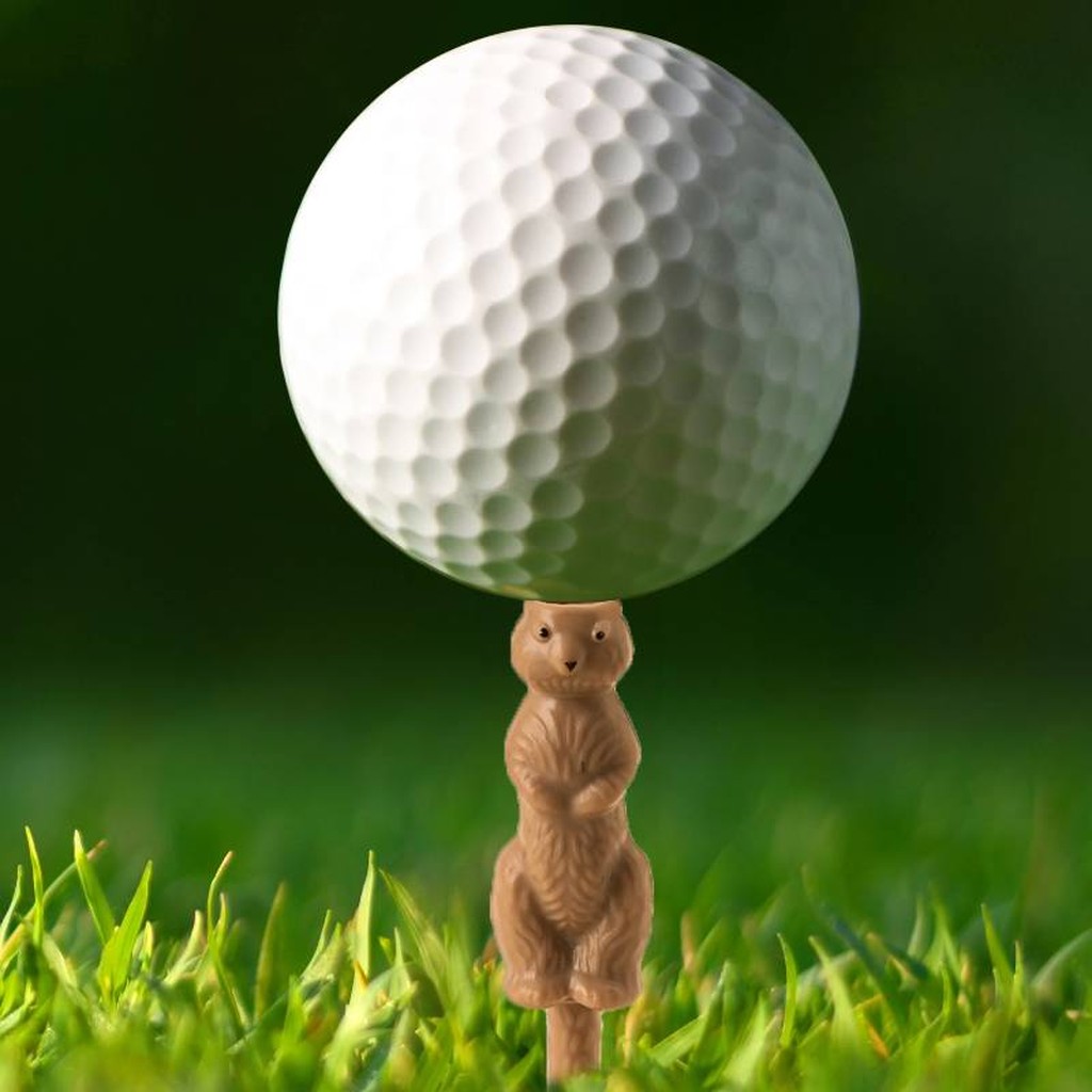 Gopher the Caddy Golf Tee von Kikkerland