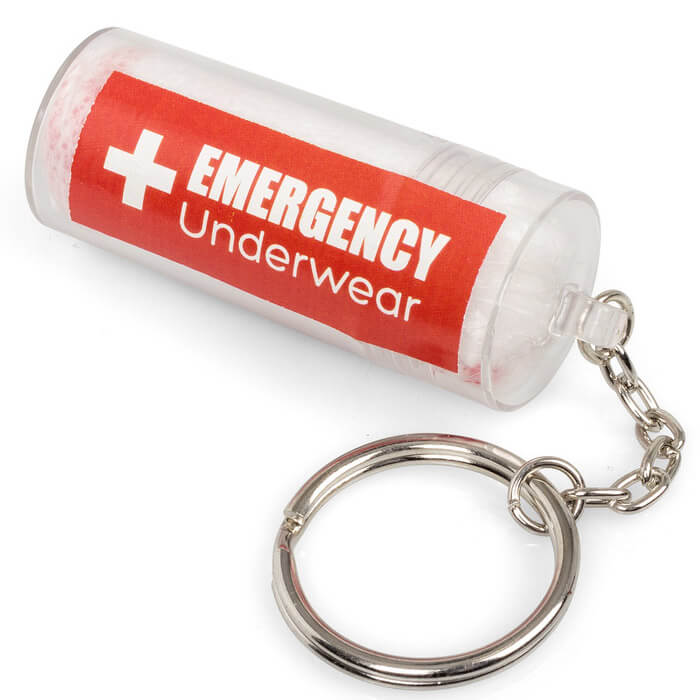 Notfallunterhose Schlüsselanhänger