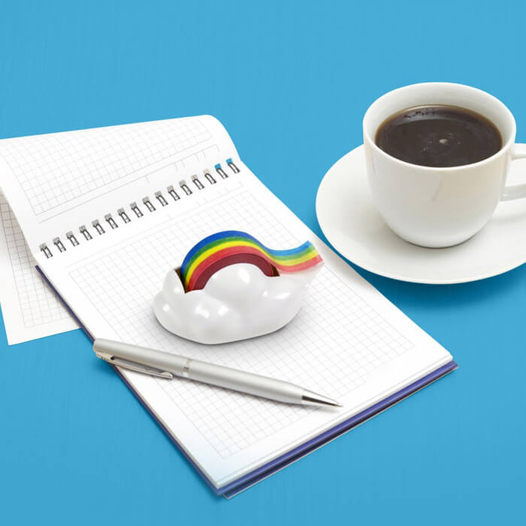 Regenbogen Wolke Klebebandspender von Fred