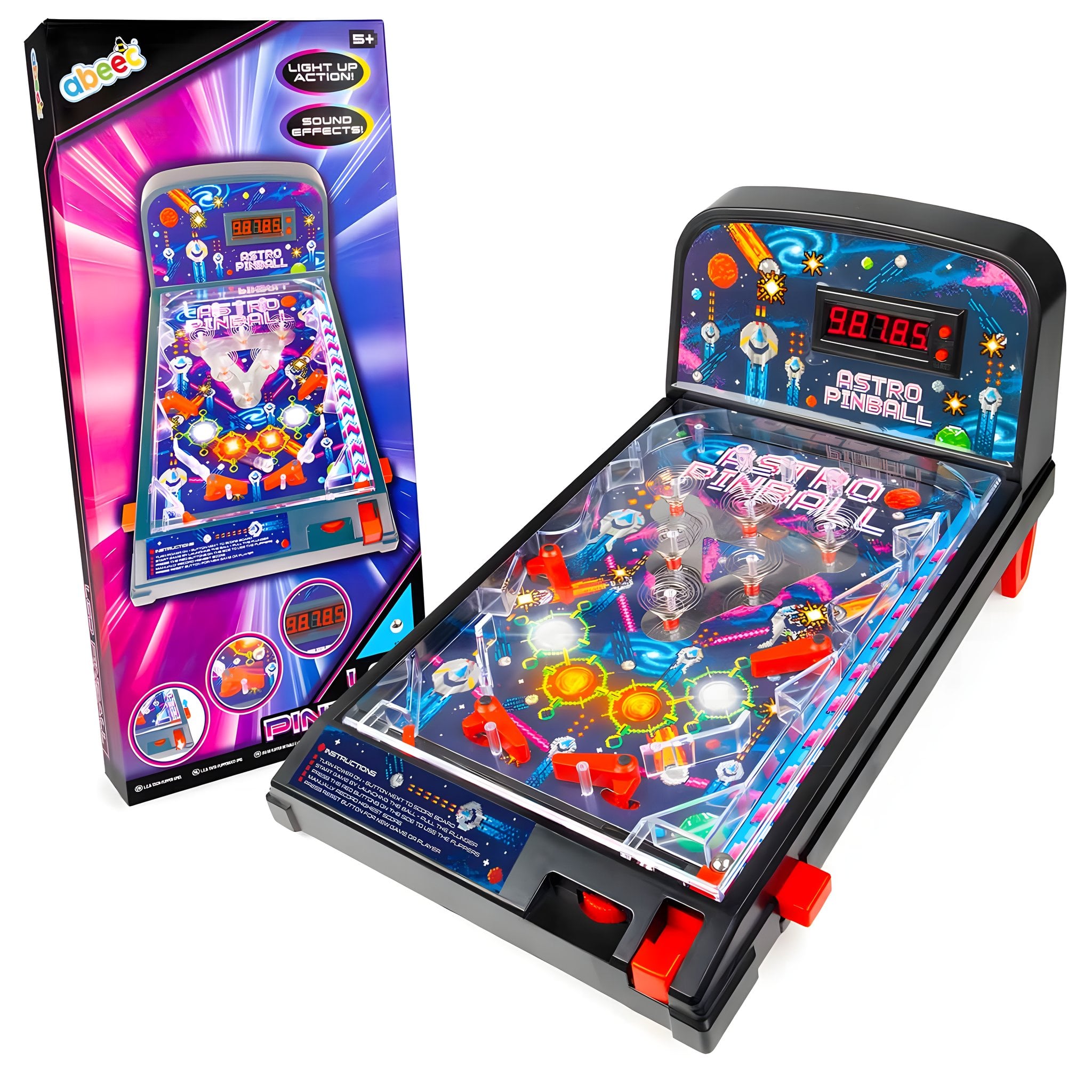LED-Tischflipper mit Licht und Sound