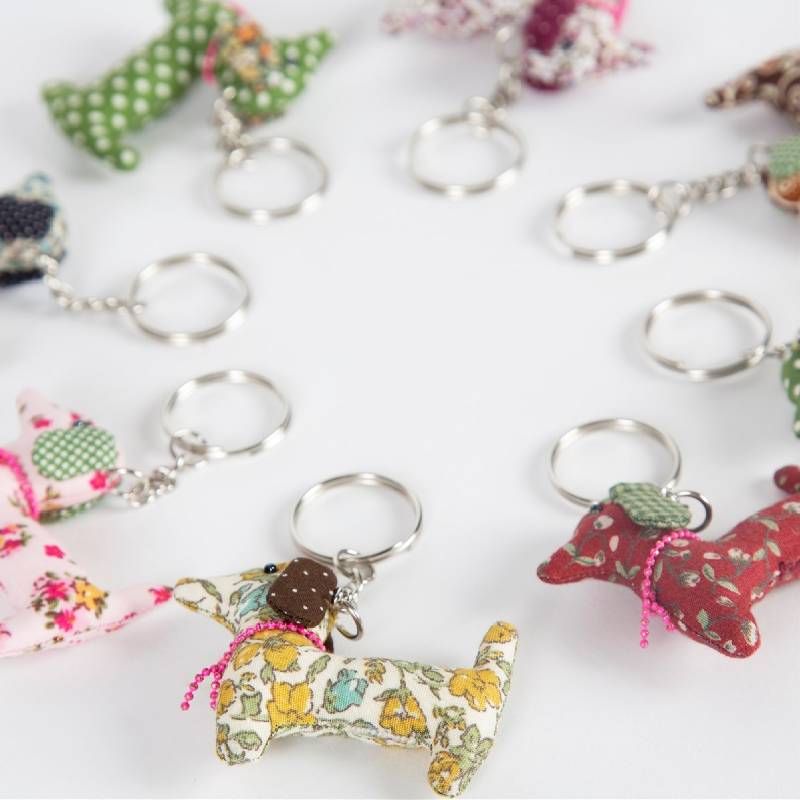 Dali-Dackel-Schlüsselanhänger