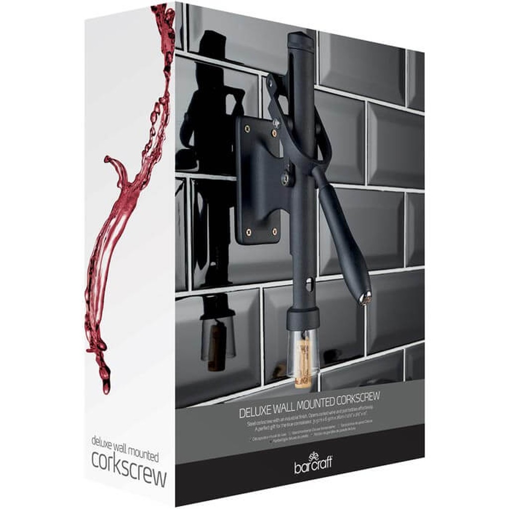 Deluxe Weinflaschenöffner mit Wandhalterung