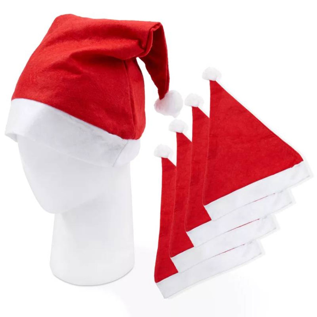 20 Weihnachtsmannmützen