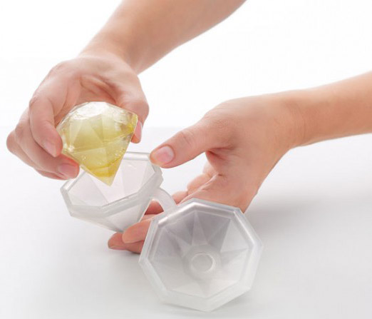 Eiswürfelform Diamant