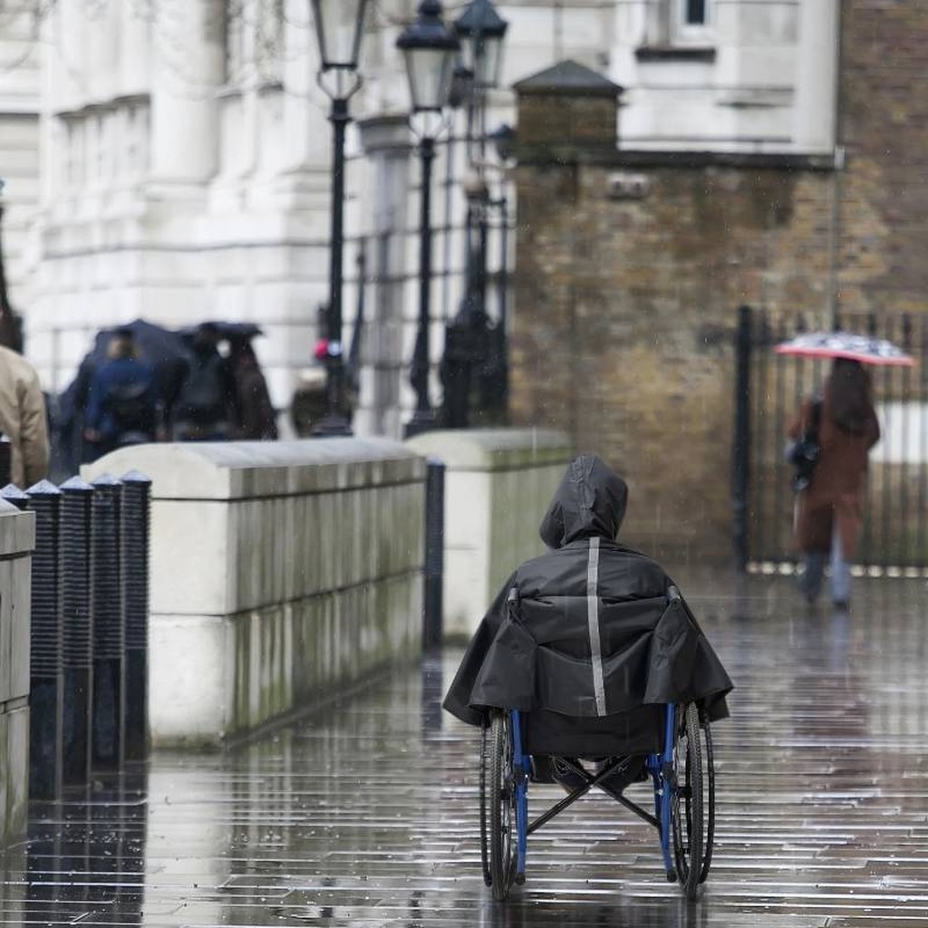 Rollstuhl-Regen-Poncho