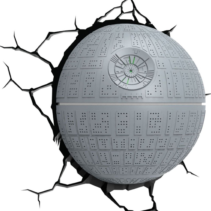 Star Wars Death Star 3D LED Wall Light