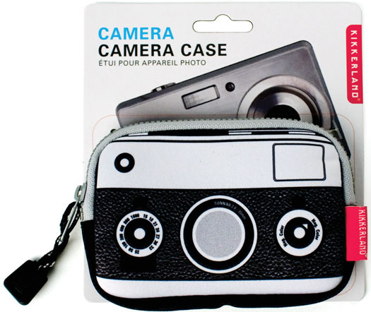 Housse pour appareil photo rétro - Noir