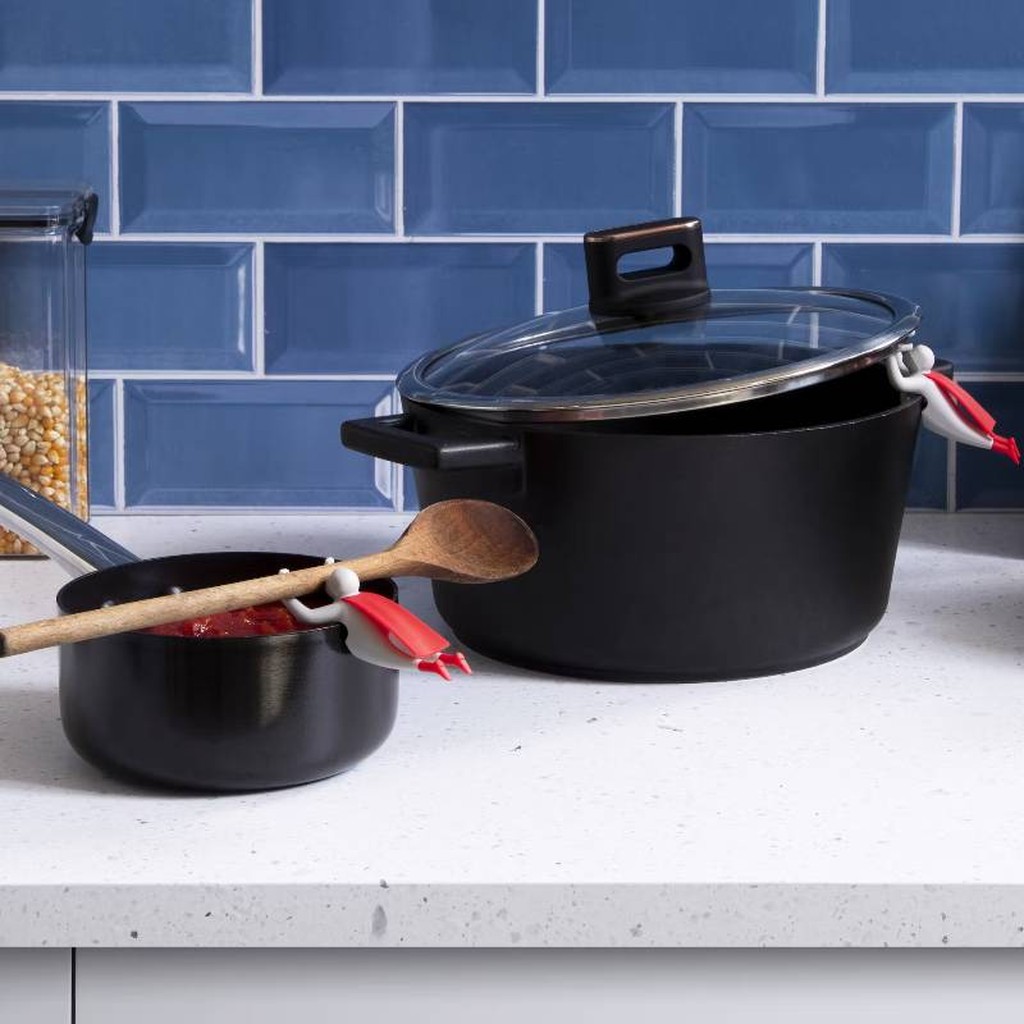 Steaman Topfdeckel- und Löffelhalter