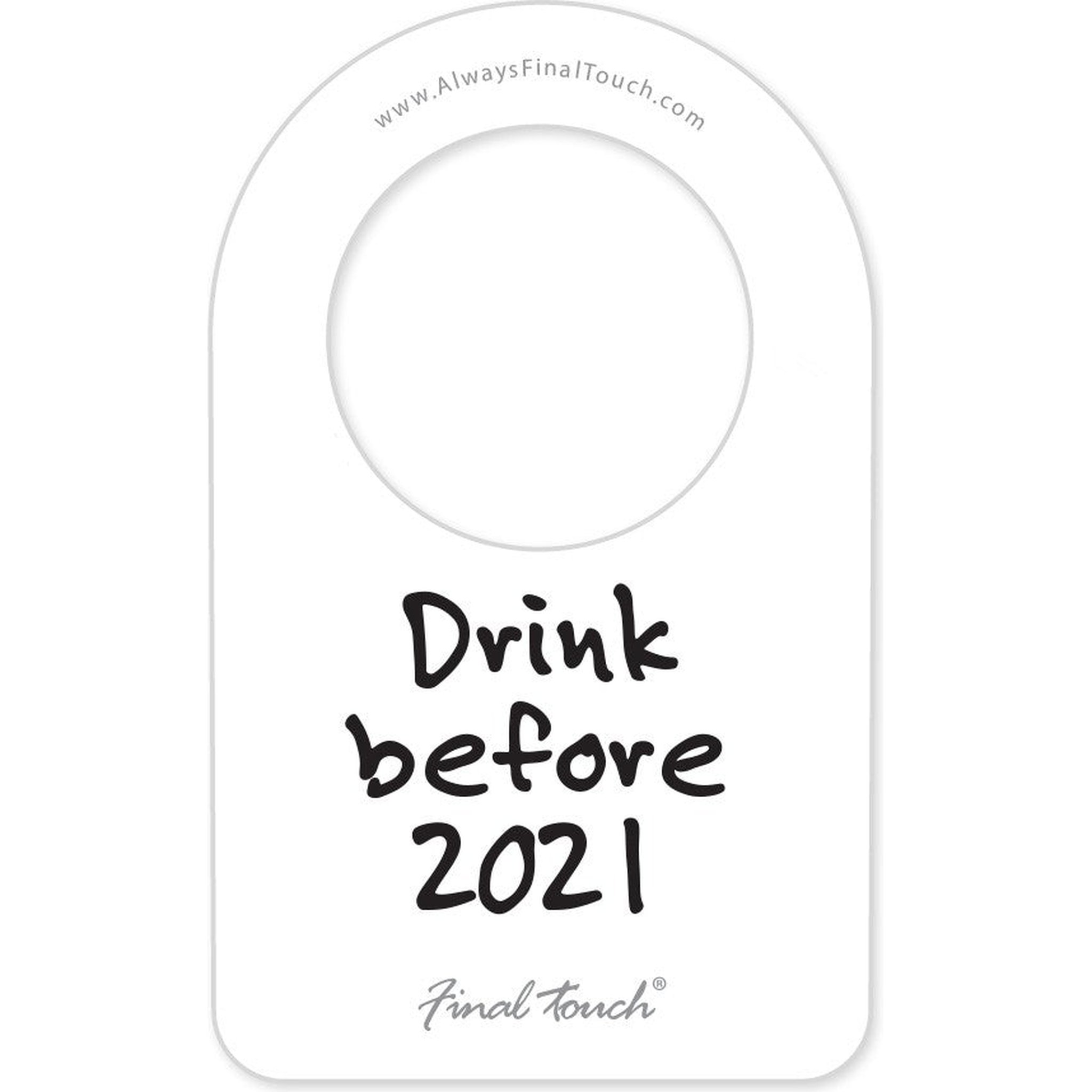 Single Plastic Wine Label Tag