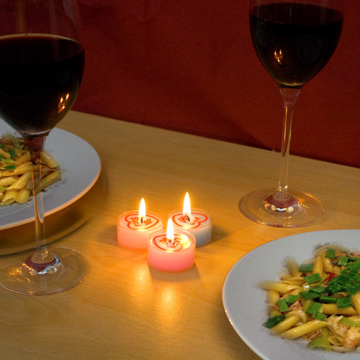 Love Heart Tea Lights