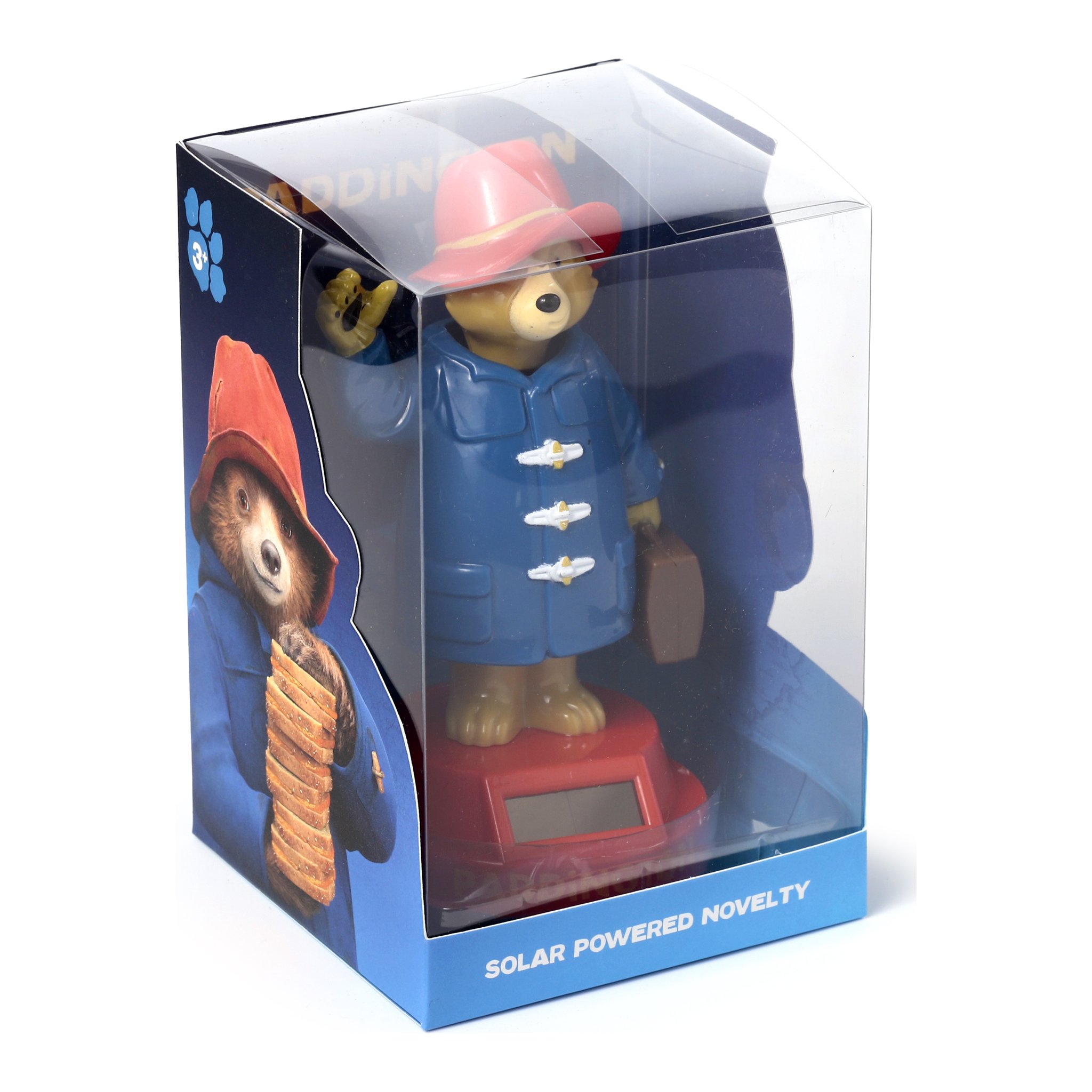 Paddington-Wackelfigur in der Verpackung mit Sichtfenster