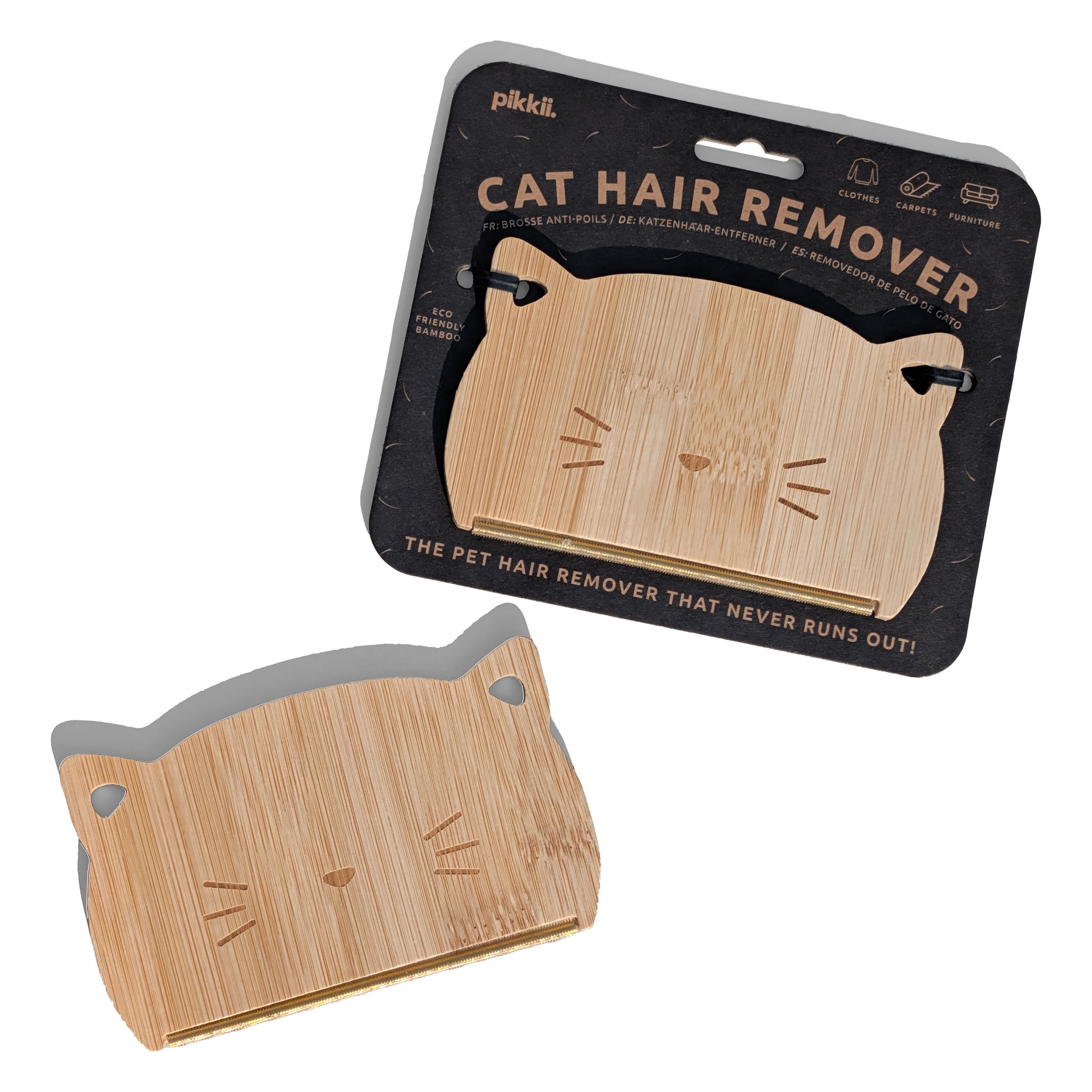 Cat Hair Remover Tierhaarbürste – Verpackung mit Bürste