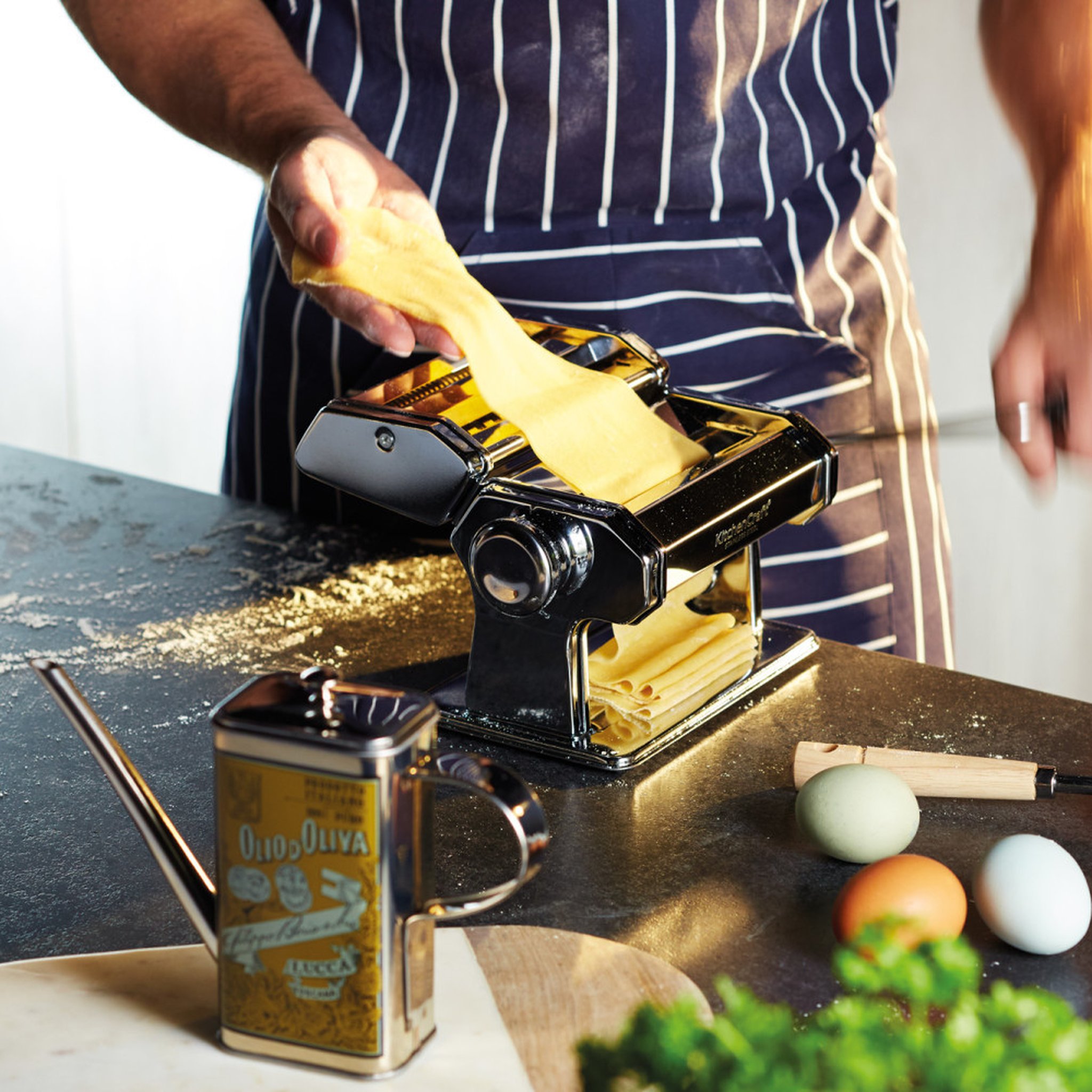 Making fresh pasta at home with the KitchenCraft Pasta Machine