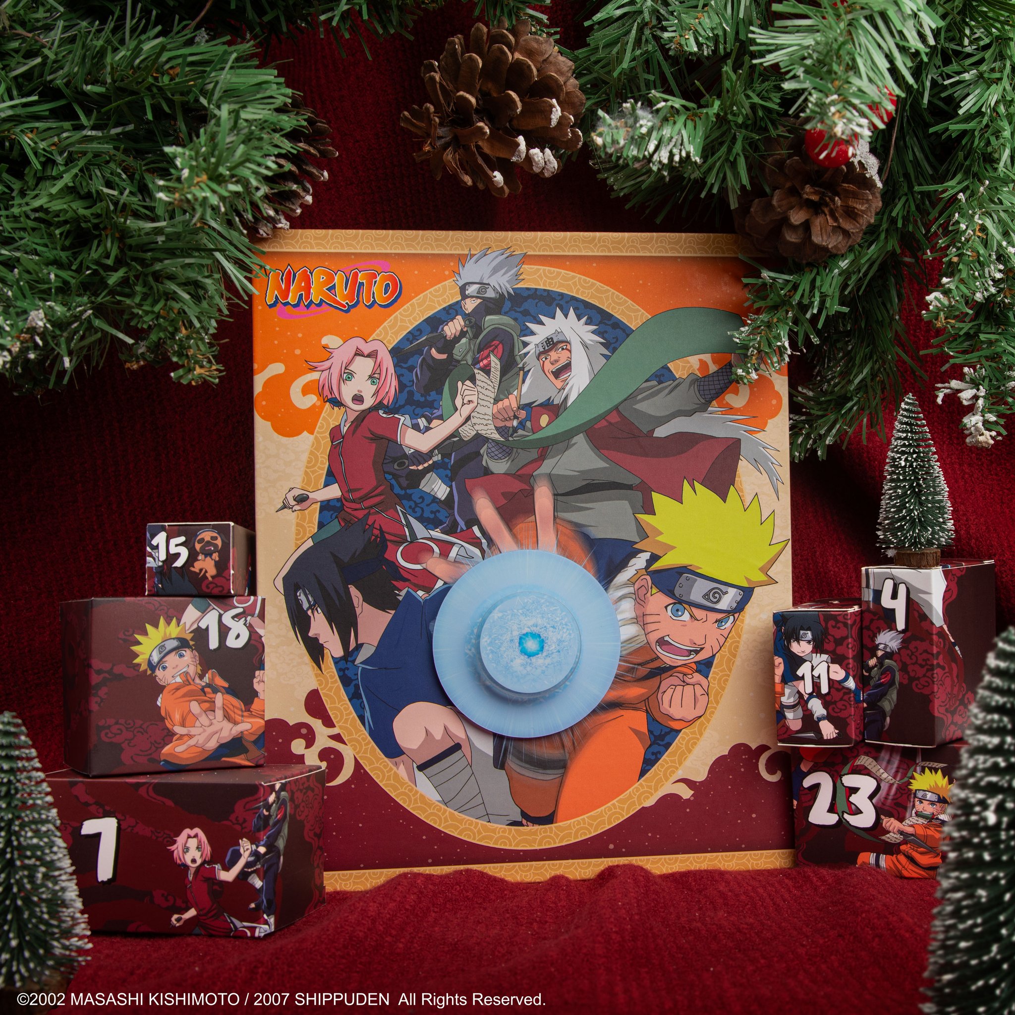 Naruto Adventskalender mit Rasengan-Fidget-Spinner