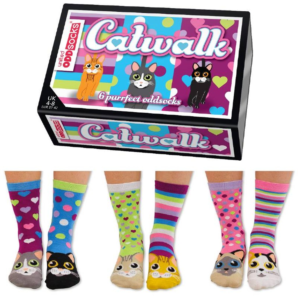 Catwalk Socken Geschenkset von United OddSocks