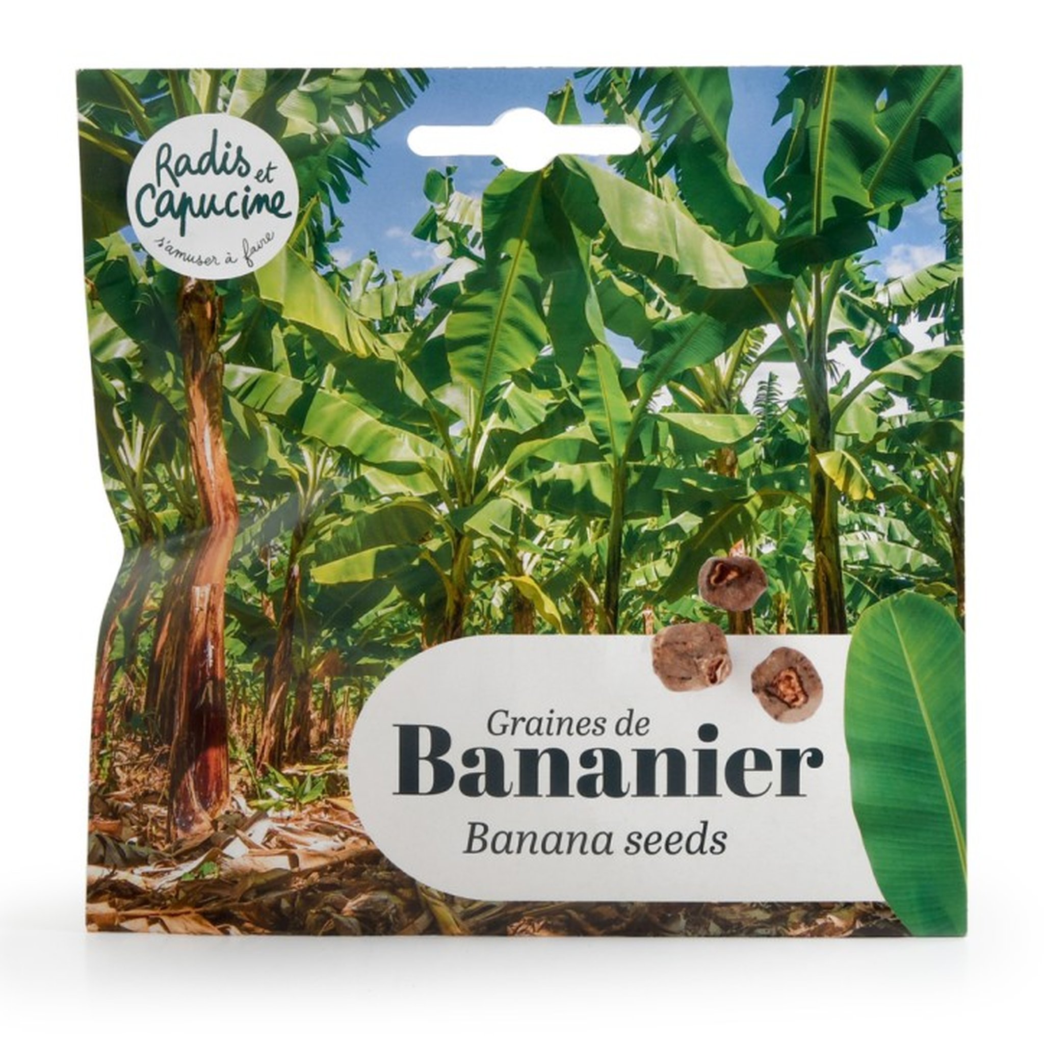 Banana tree seeds by Radis et Capucine – pack front