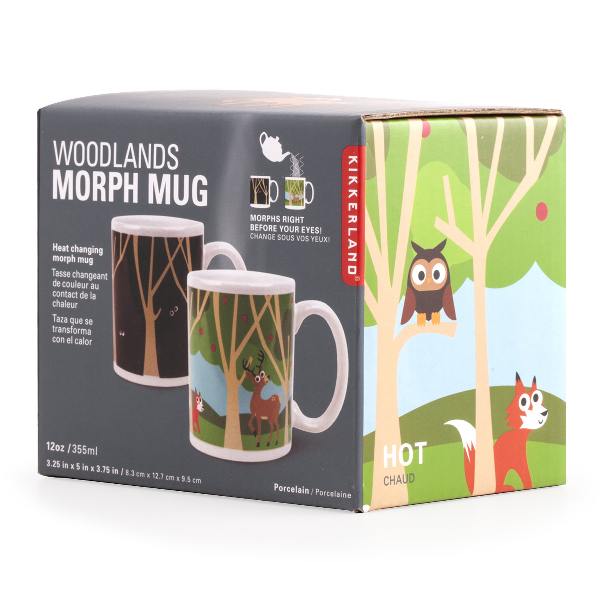 Woodlands Heat Change Mug – Kikkerland gift box