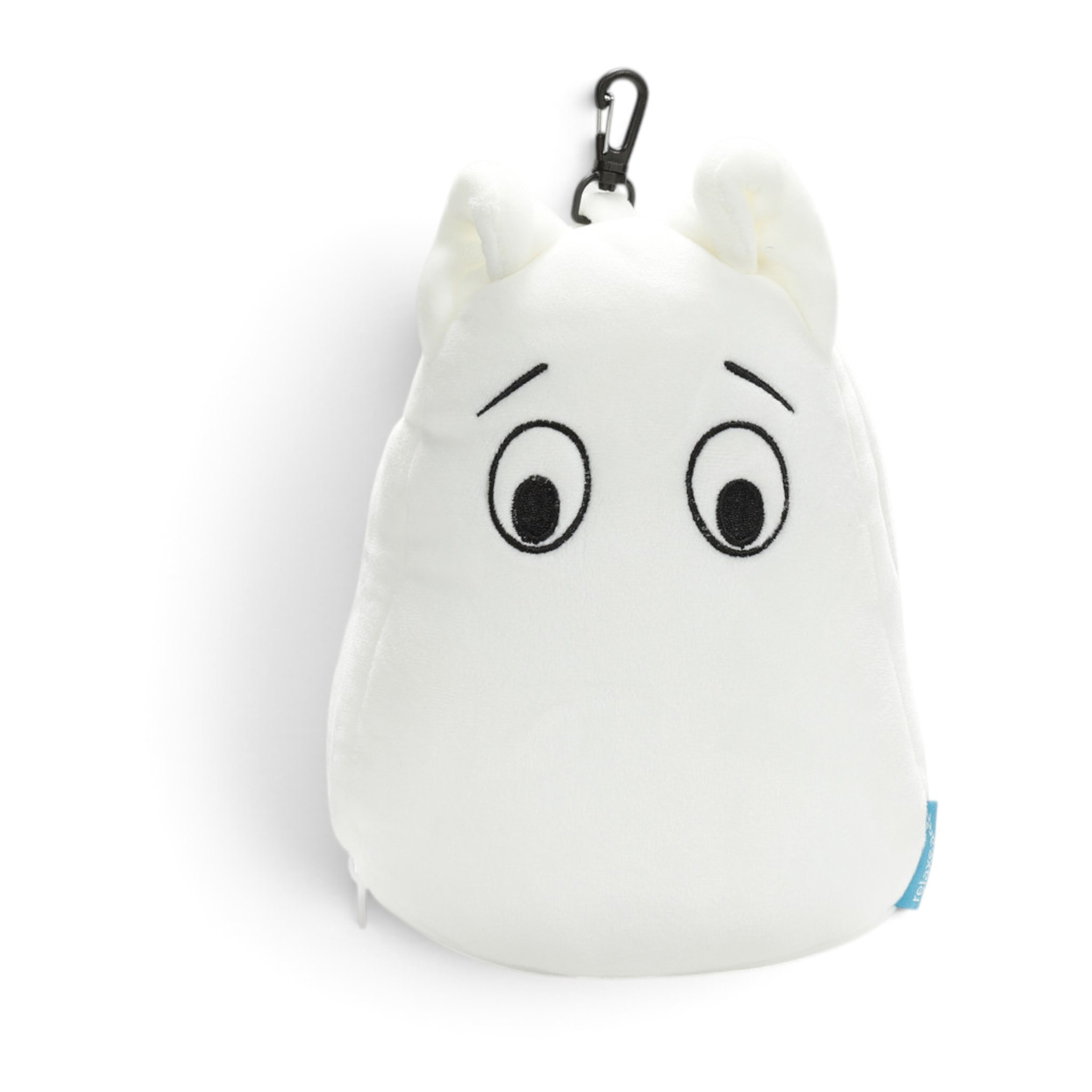 Mumin-Kissen mit Karabiner zum Anhängen
