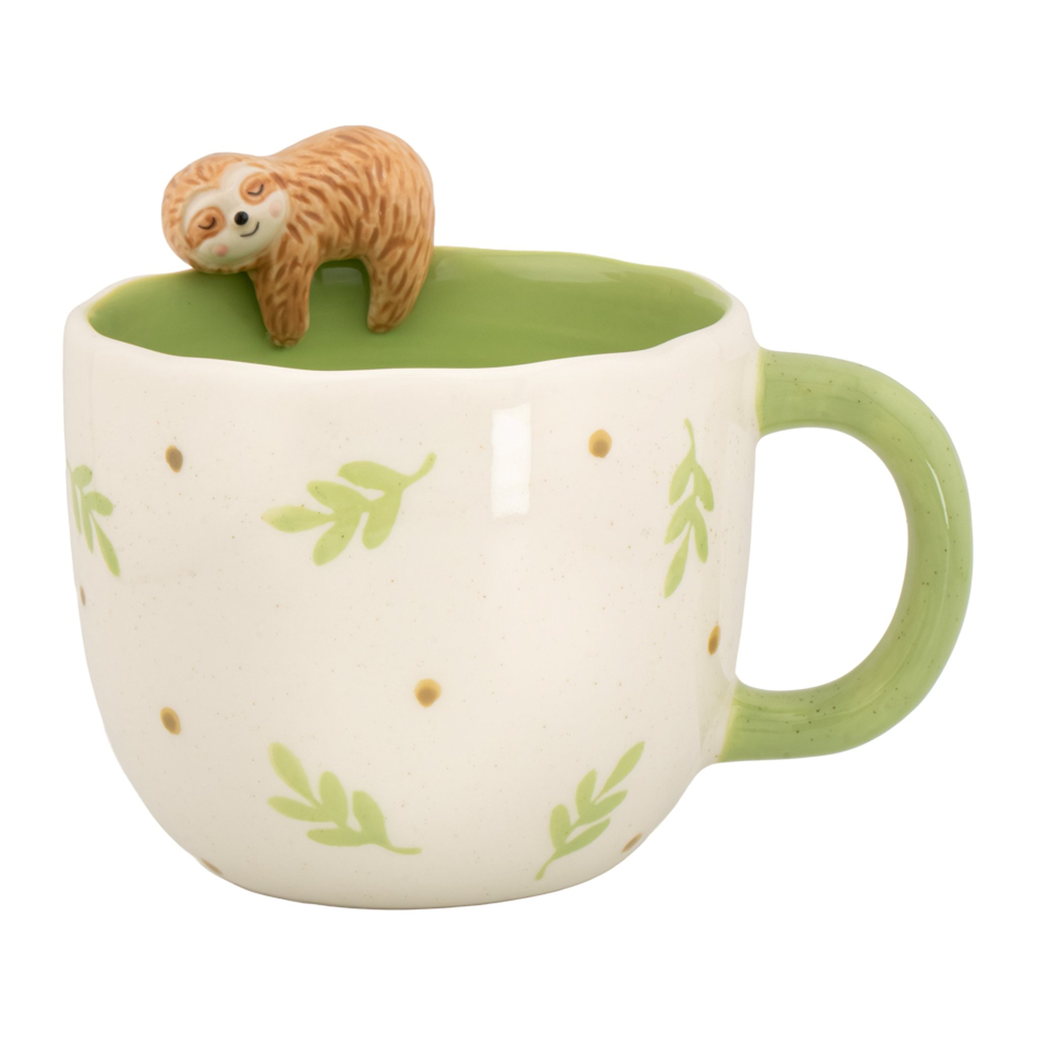 Spähende Faultier-Tasse aus Steingut von Sass & Belle