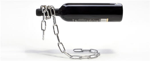 Schwebende Weinflasche Magische Weinflaschen Halterung