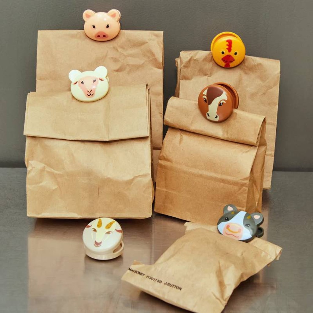 Bauernhof-Tütenklammern