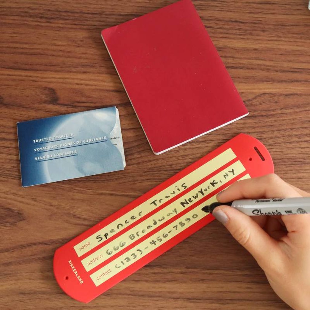 Red Slap Kofferanhänger