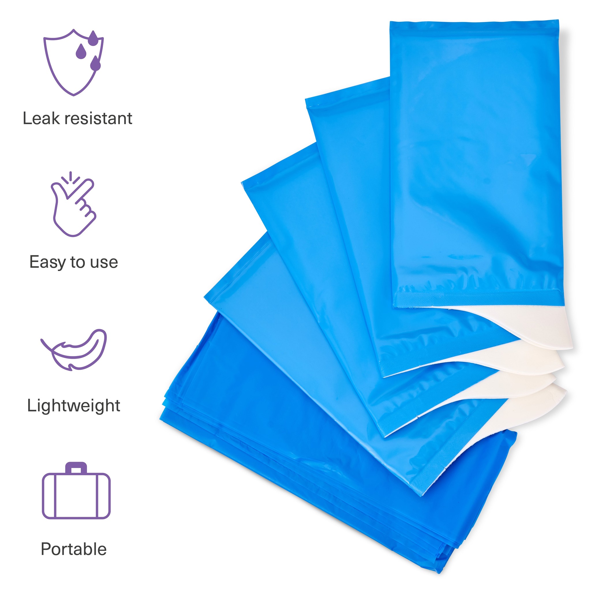 Urinoirs de voyage Bramble — anti-fuite, légers, portables et faciles à utiliser