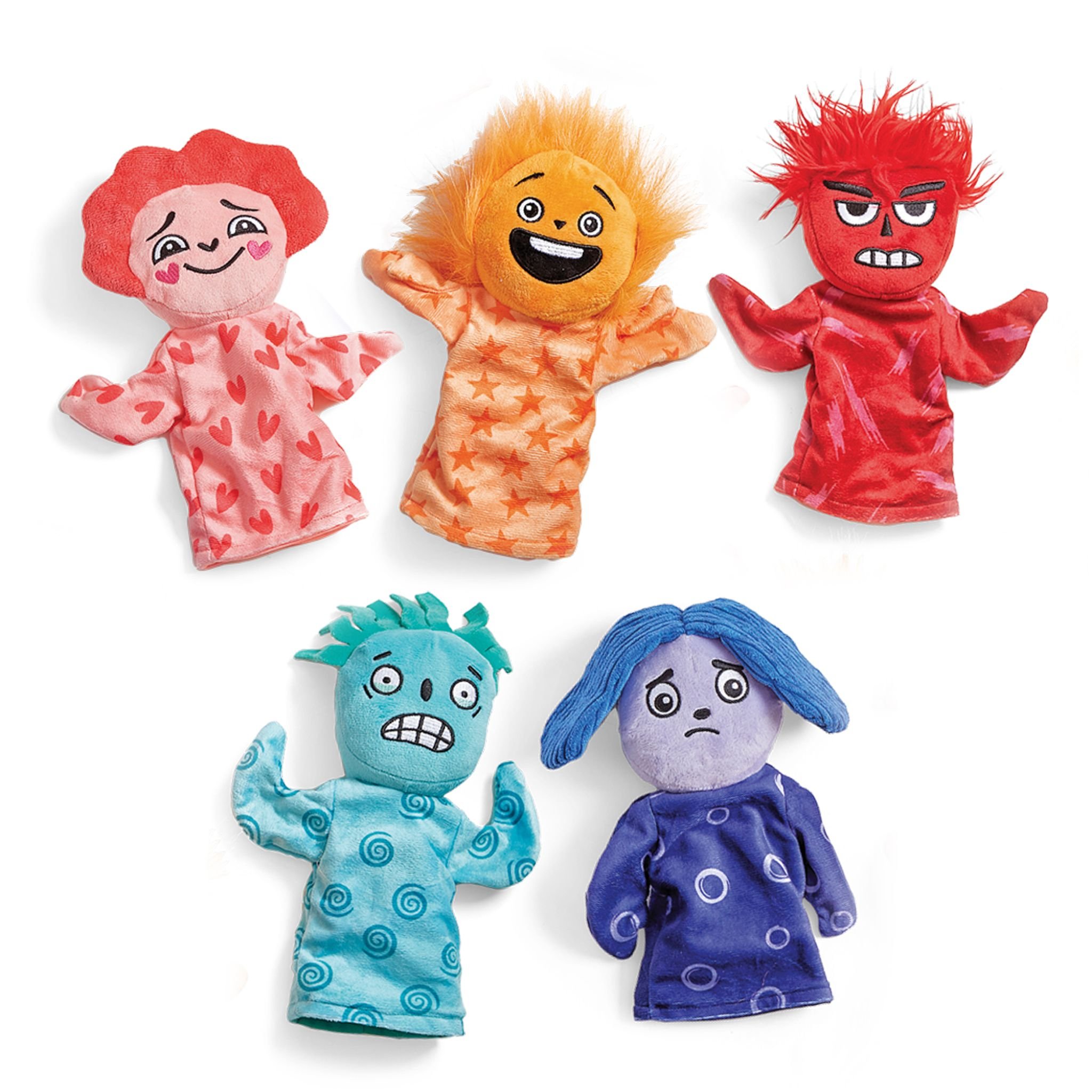 Gefühle-Familie Handpuppen 5er-Set – alle fünf Handpuppen