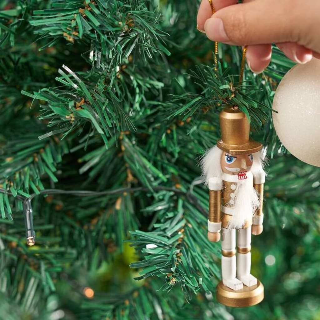 6 Goldene Mini-Nussknacker