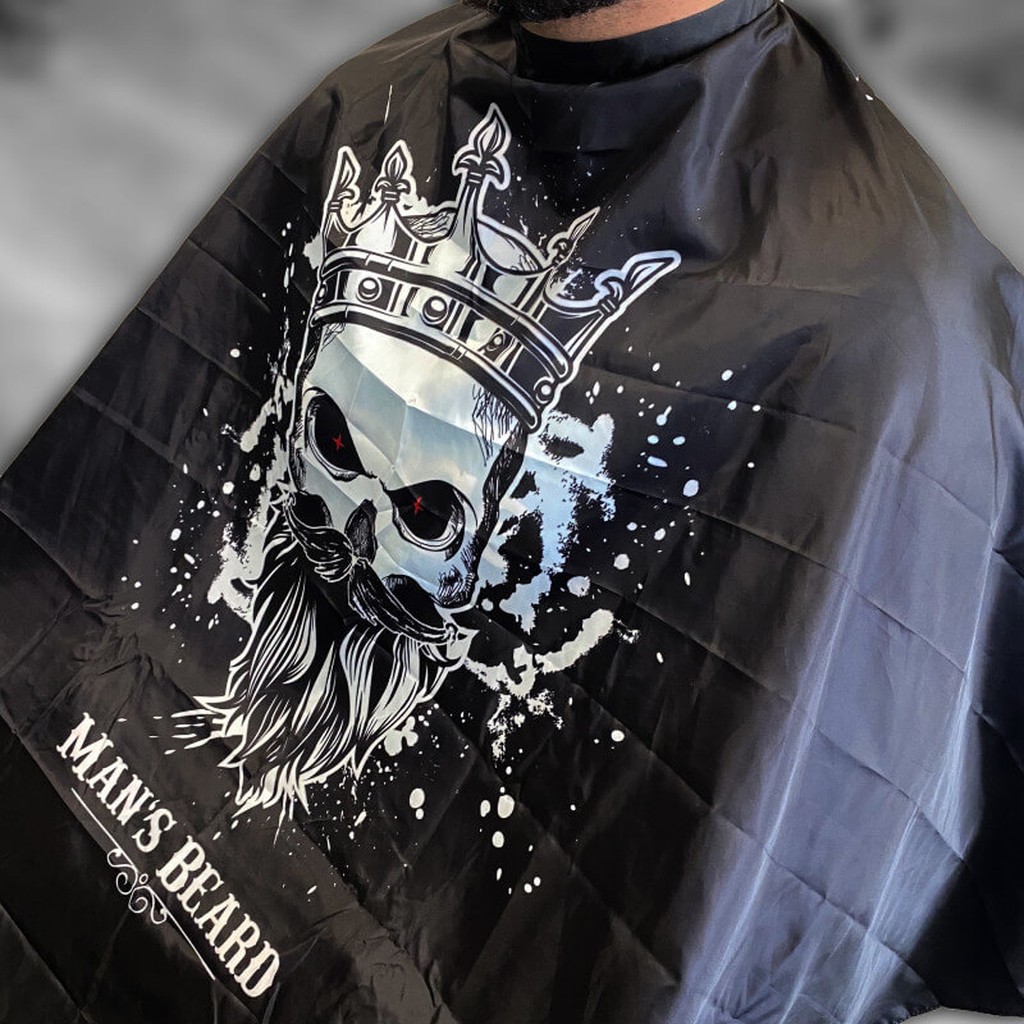 Men's beard friesierumhang Skull