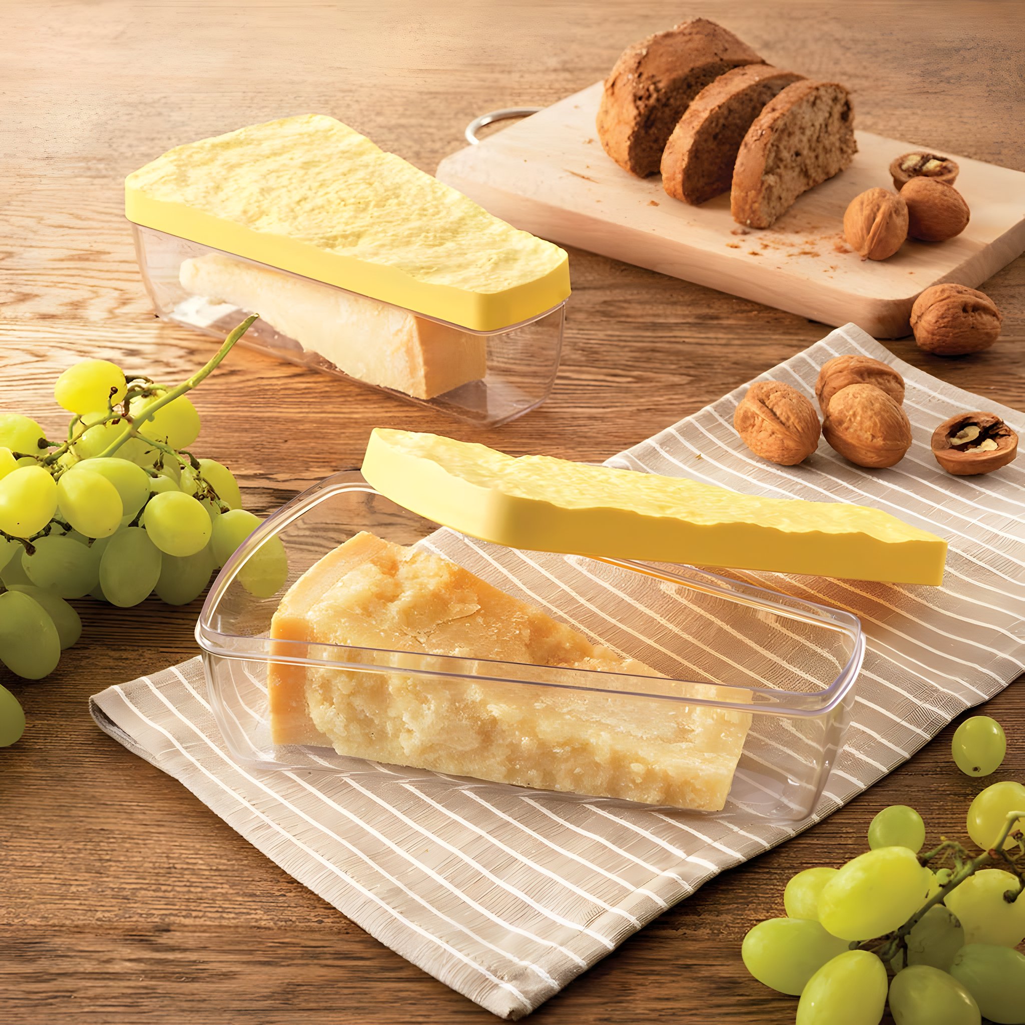 Boîte fraîcheur pour parmesan et fromages durs