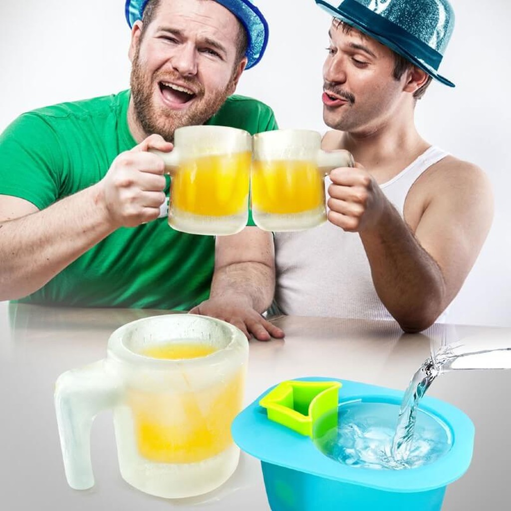 Form für Biergläser aus Eis von Hoobee