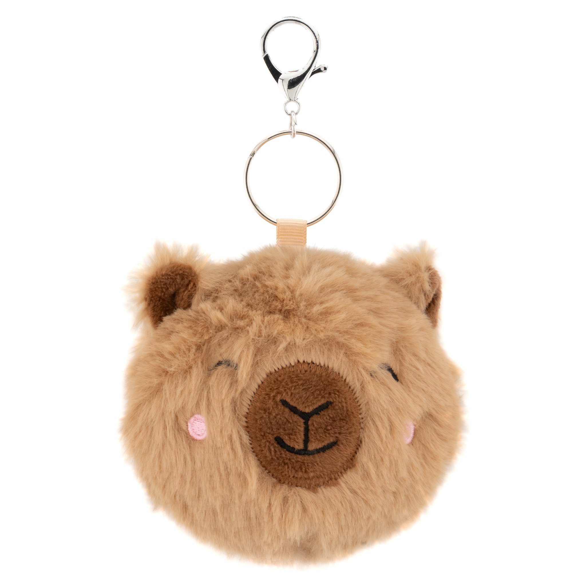 Capybara Stressball Taschenanhänger Plüsch von Sass & Belle