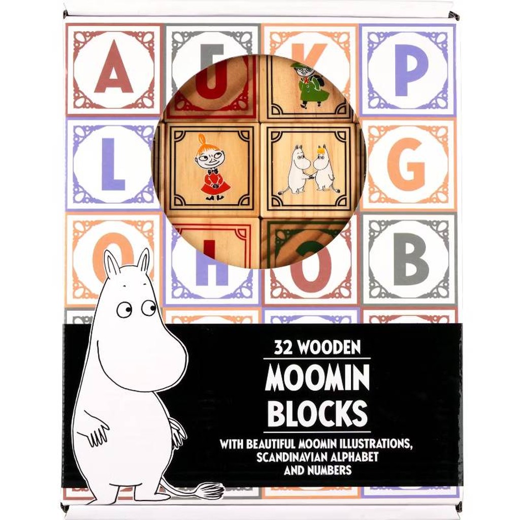 Mumin-Holz-Alphabetblöcke