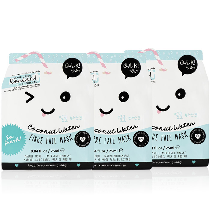 Maschera Viso Acqua di Cocco