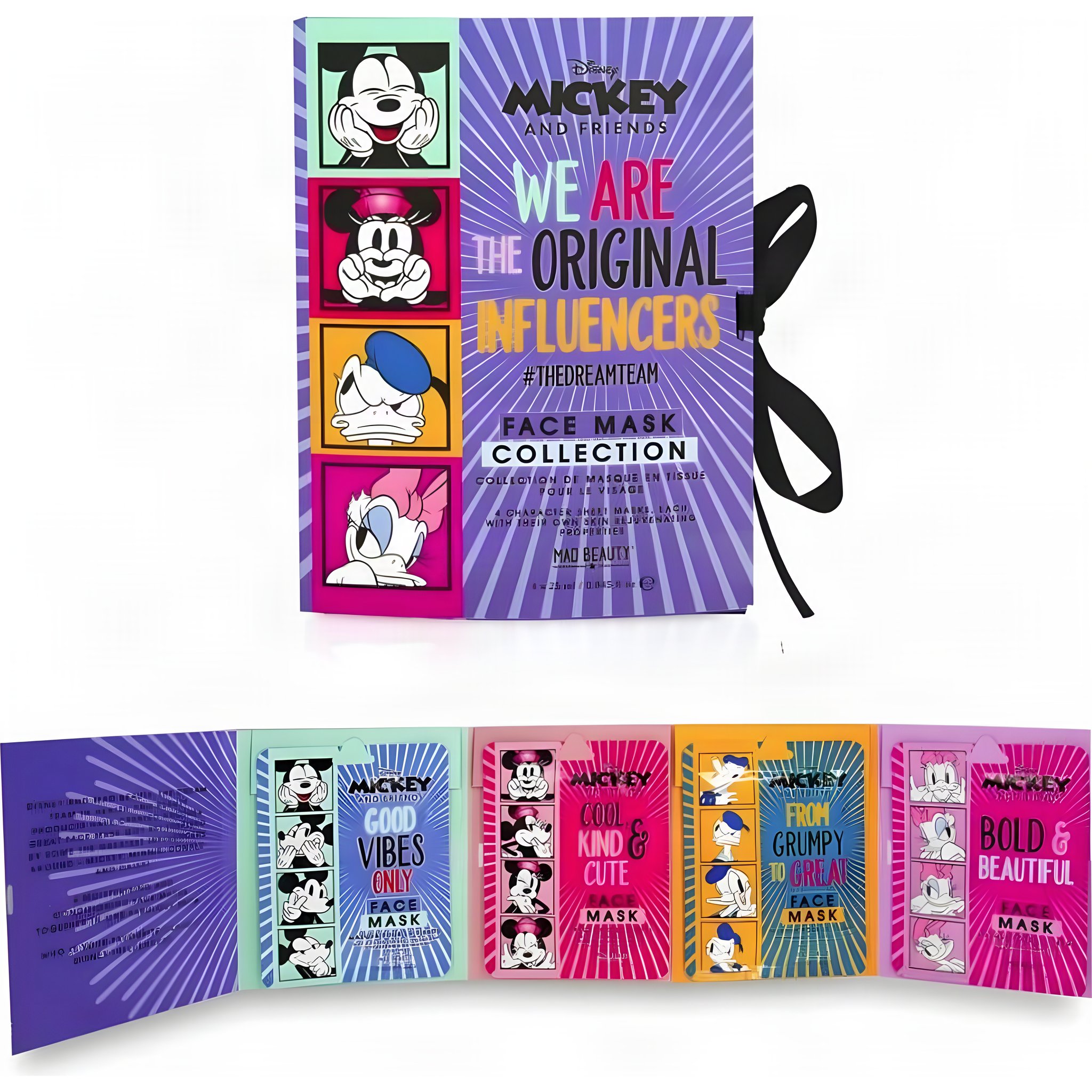 Mickey and Friends Gesichtsmasken-Set von madbeauty