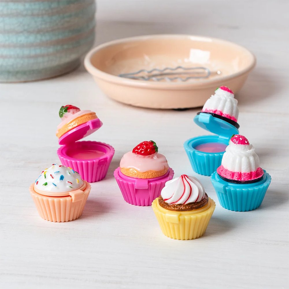 Set di Lucidalabbra Mini Cupcake