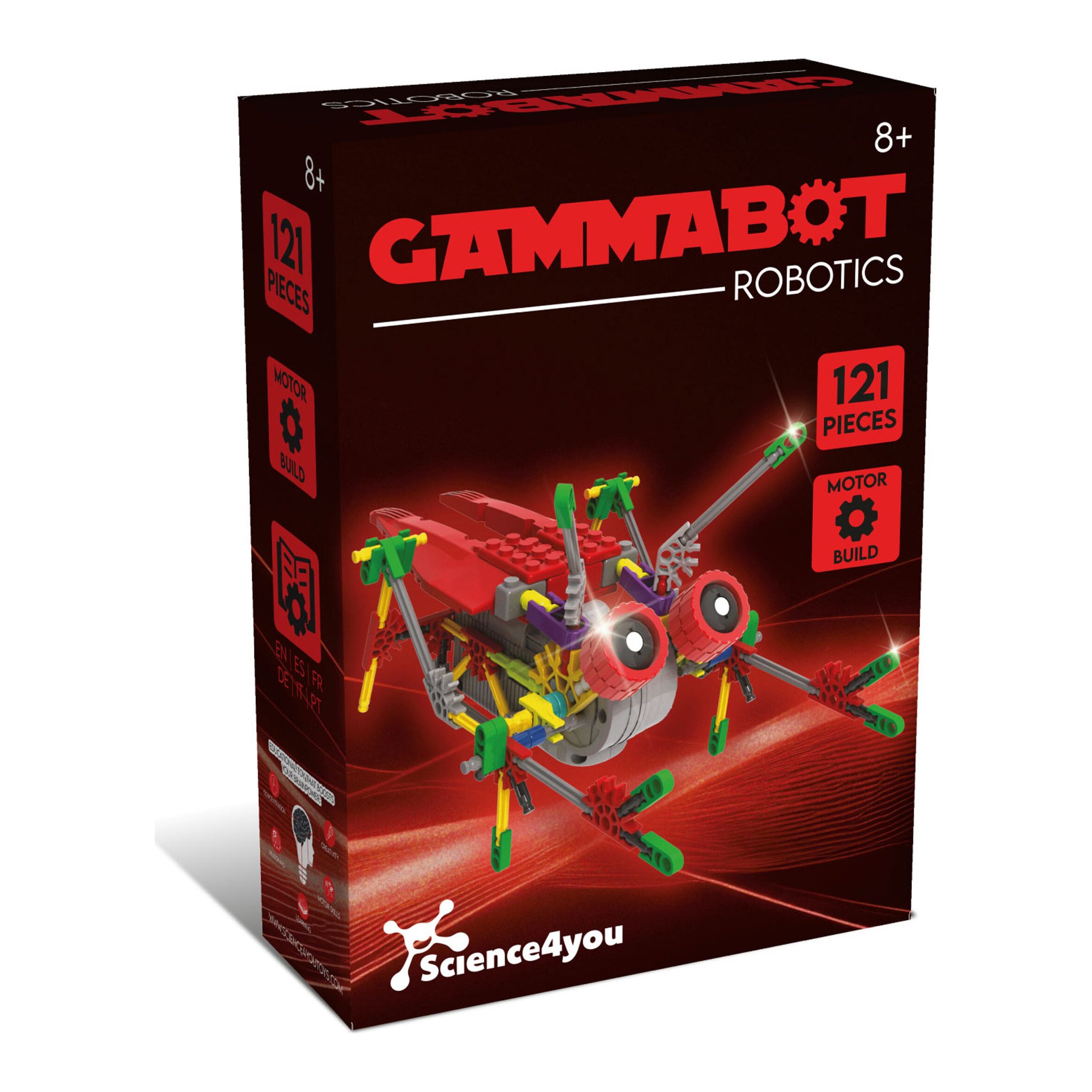 Gammabot robot building kit – box