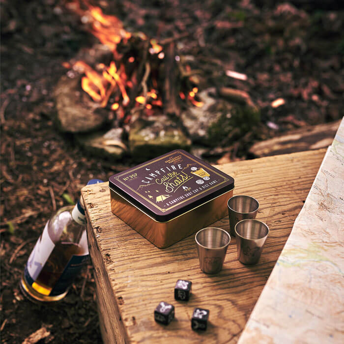 Campfire Shot Cup and Dice Game