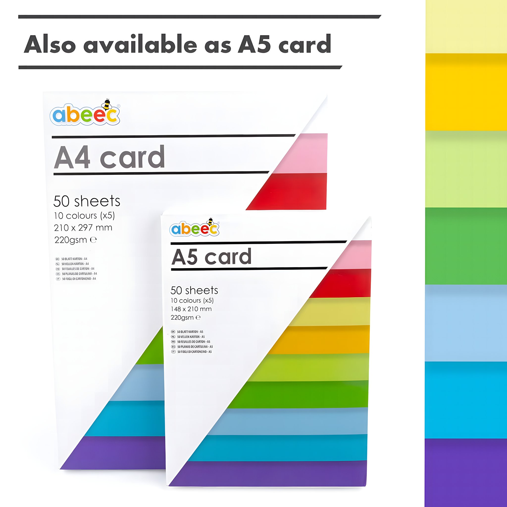 Coloured Card A4, 50 Sheets (Bild 5)