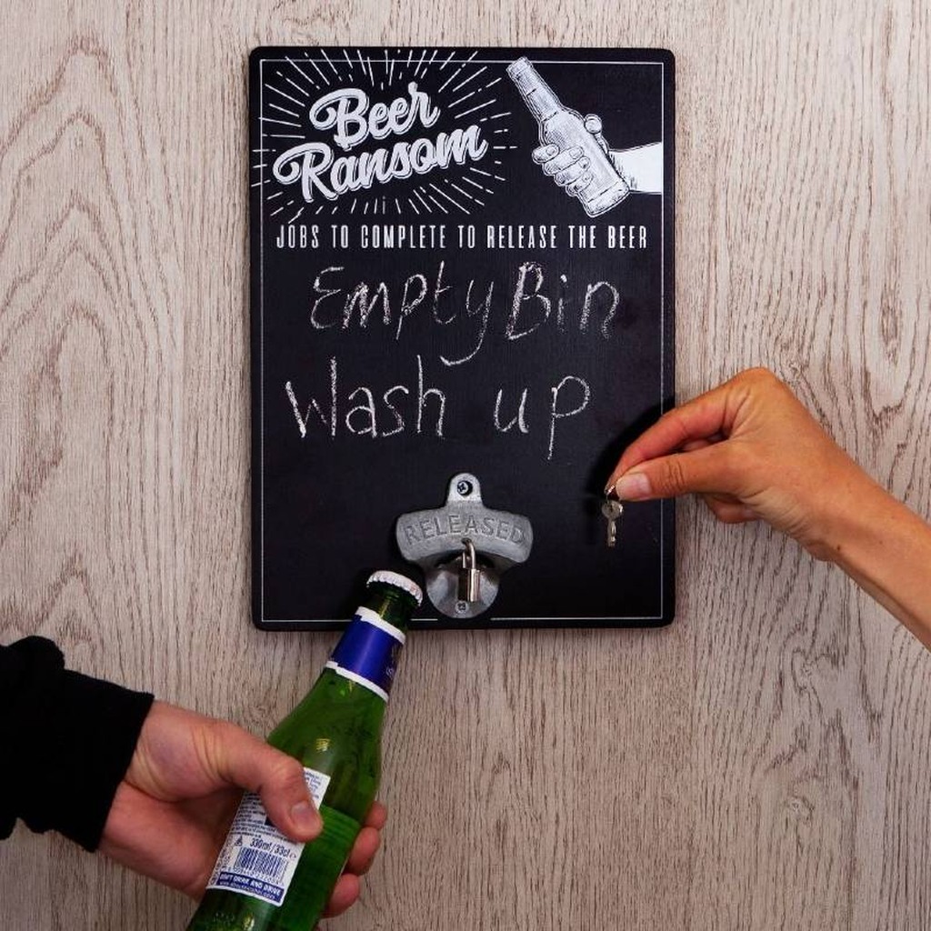 Verdien dir dein Bier Tafel von Boxer Gifts