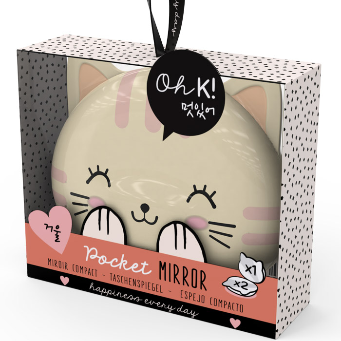 Oh K! Taschenspiegel Katze