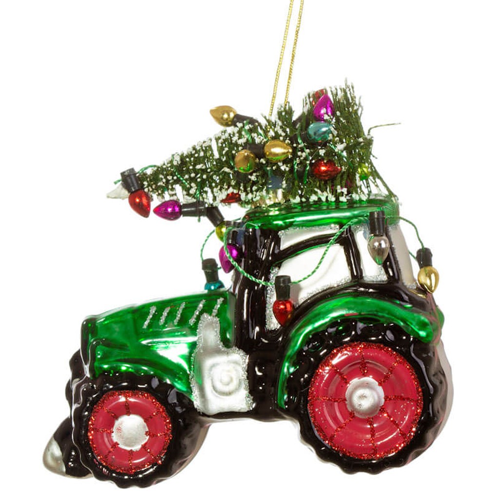 Weihnachtsbaumschmuck Traktor von Sass &amp; Belle