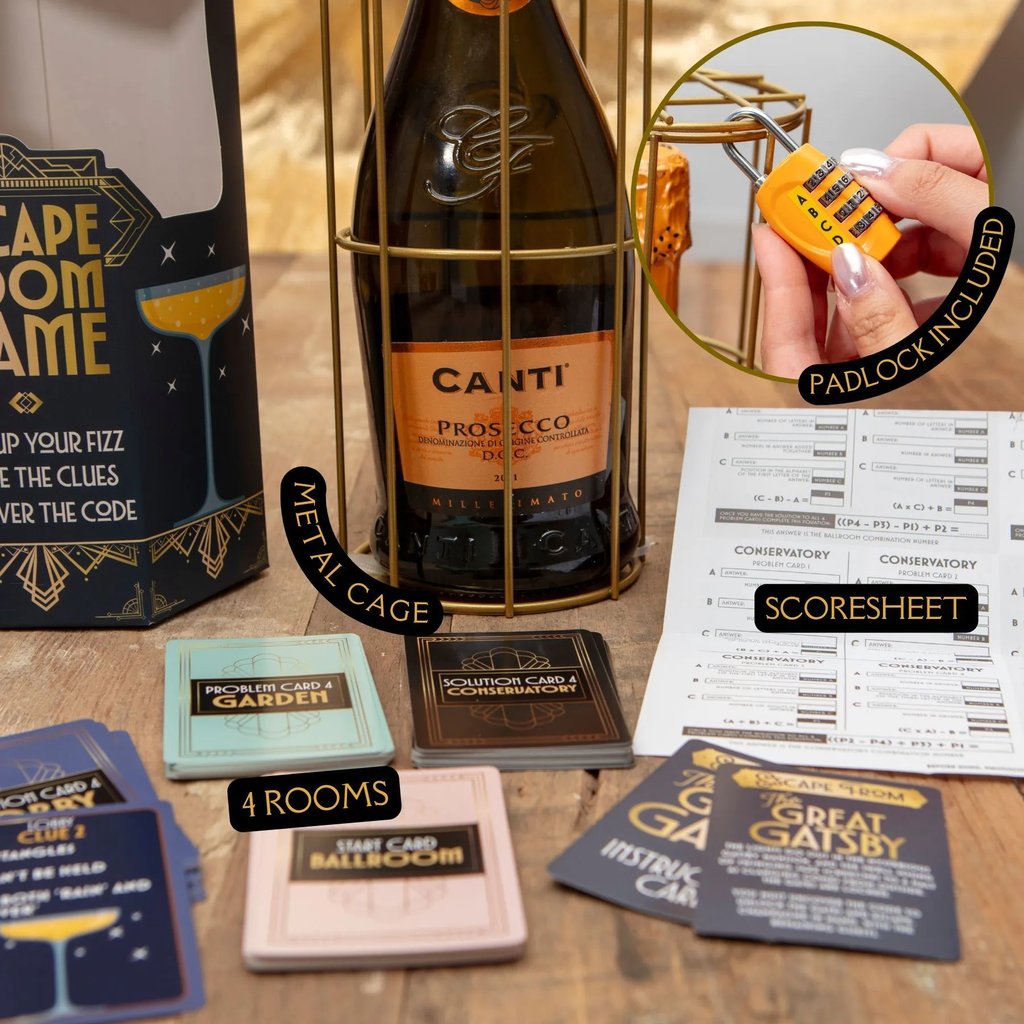 The Great Gatsby Sekt Escape Game