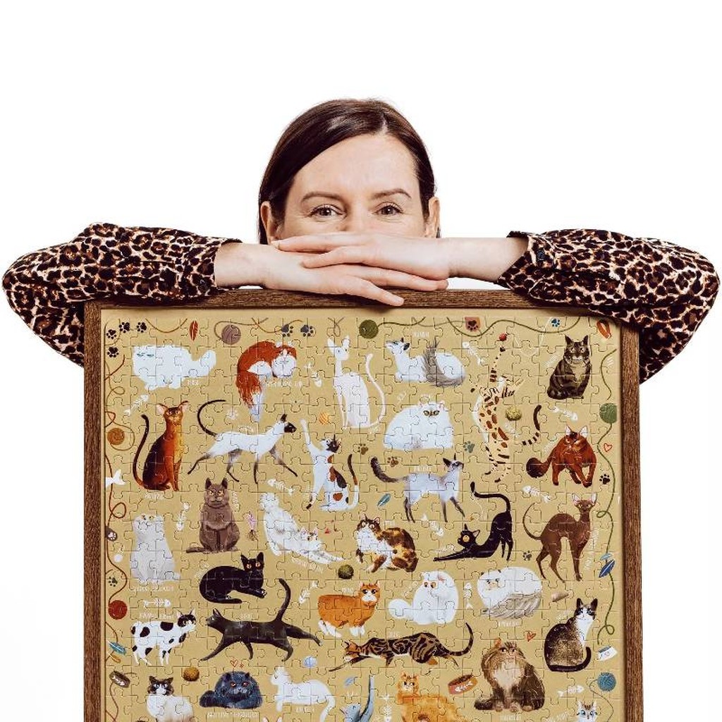 Katzen Puzzle von Banana Panda